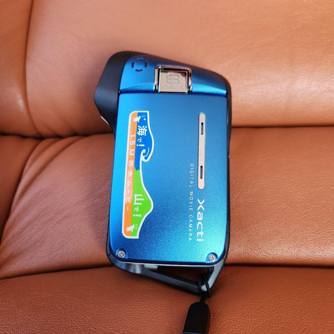 極上☆SANYO Xacti DMX-CA8 ブルー 防水 デジタルビデオカメラ