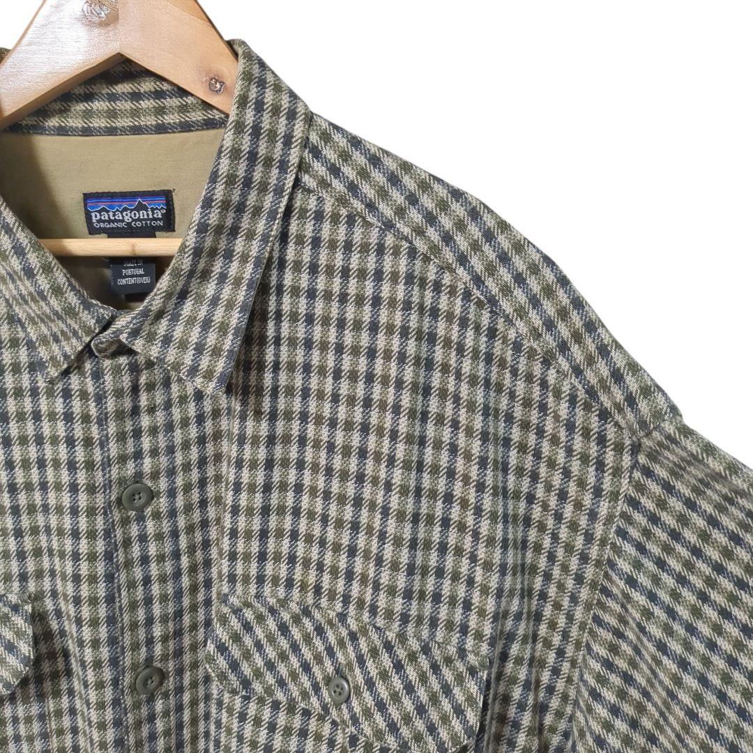 2002年 ポルトガル製 Patagonia ヘビーフランネルシャツ XL