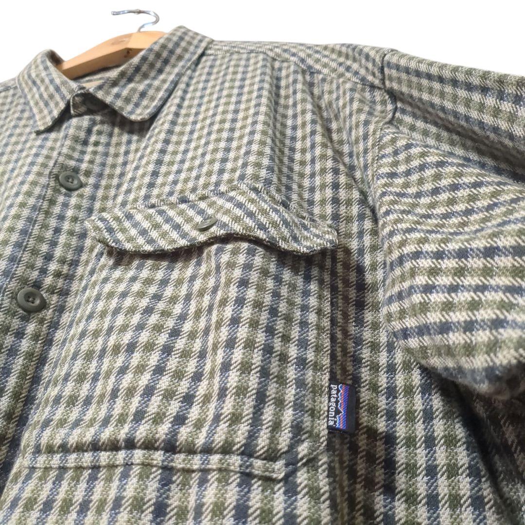 2002年 ポルトガル製 Patagonia ヘビーフランネルシャツ XL
