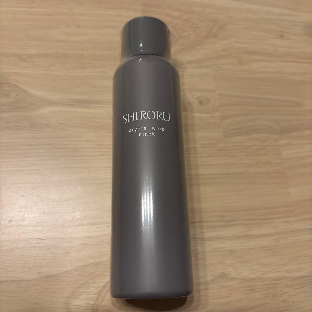 9本入り　SHIRORU crystal whip black 洗顔料