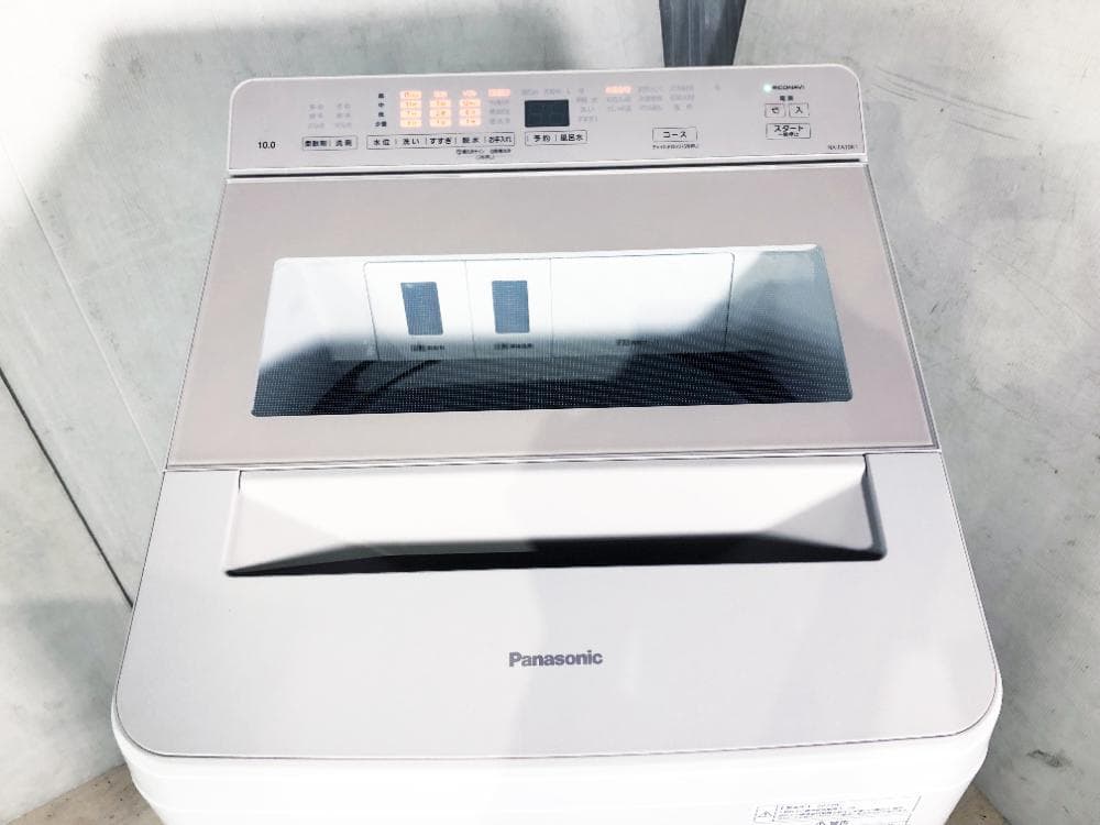 ★分解洗浄済！22年製パナソニック 10kg洗濯機【NA-FA10K1】G37D