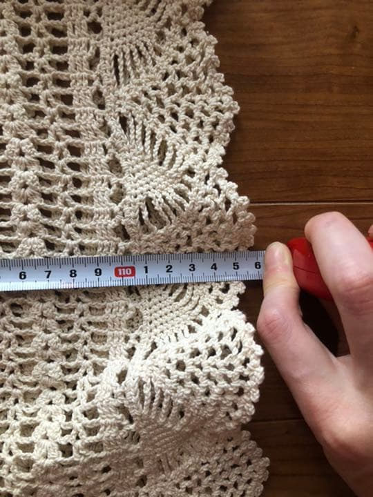 テーブルマット　ビンテージ　ヨーロッパ　アンティーク　センター　ラグ