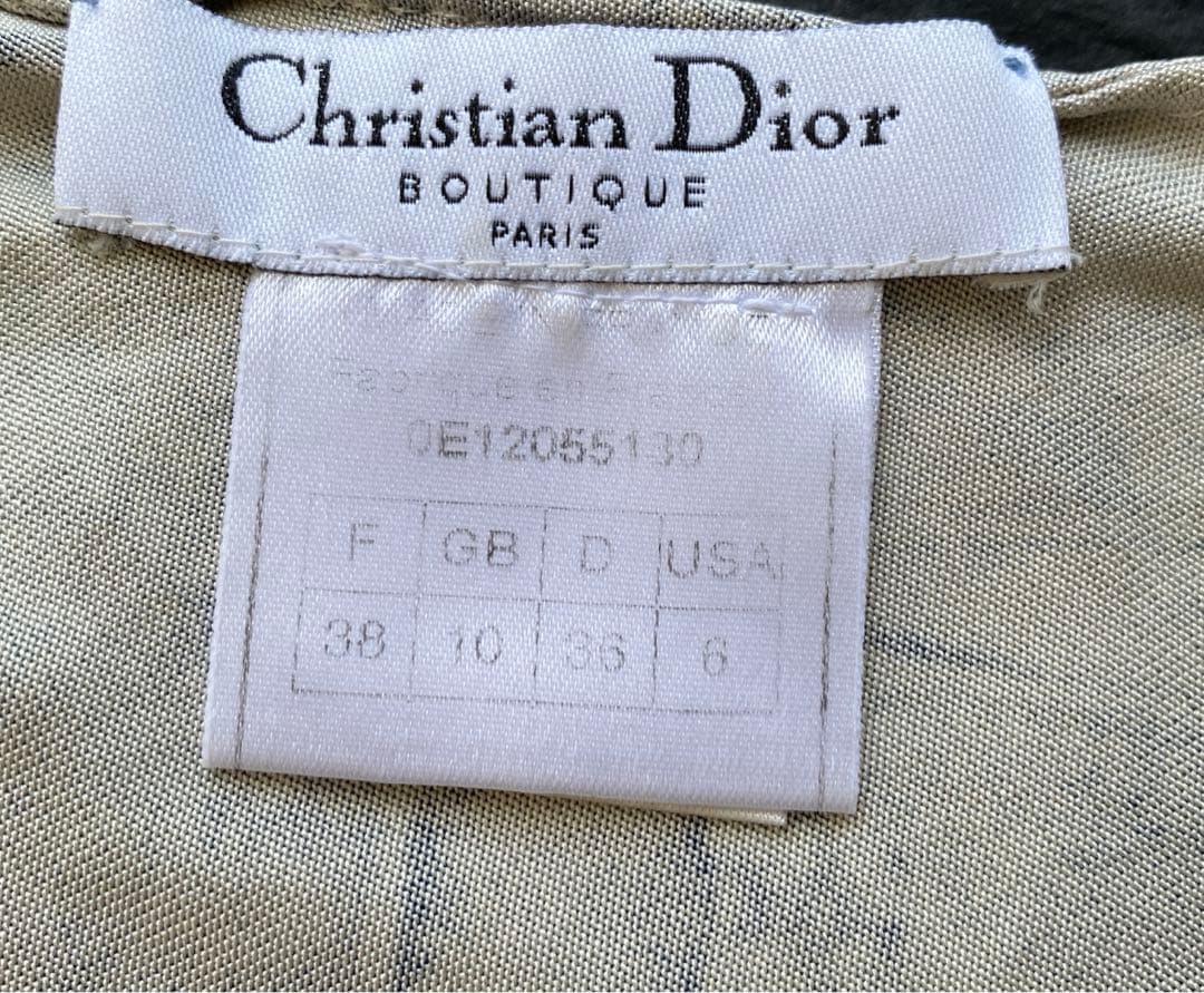 クリスチャン.ディオール　フランス製　シルクキャミソール