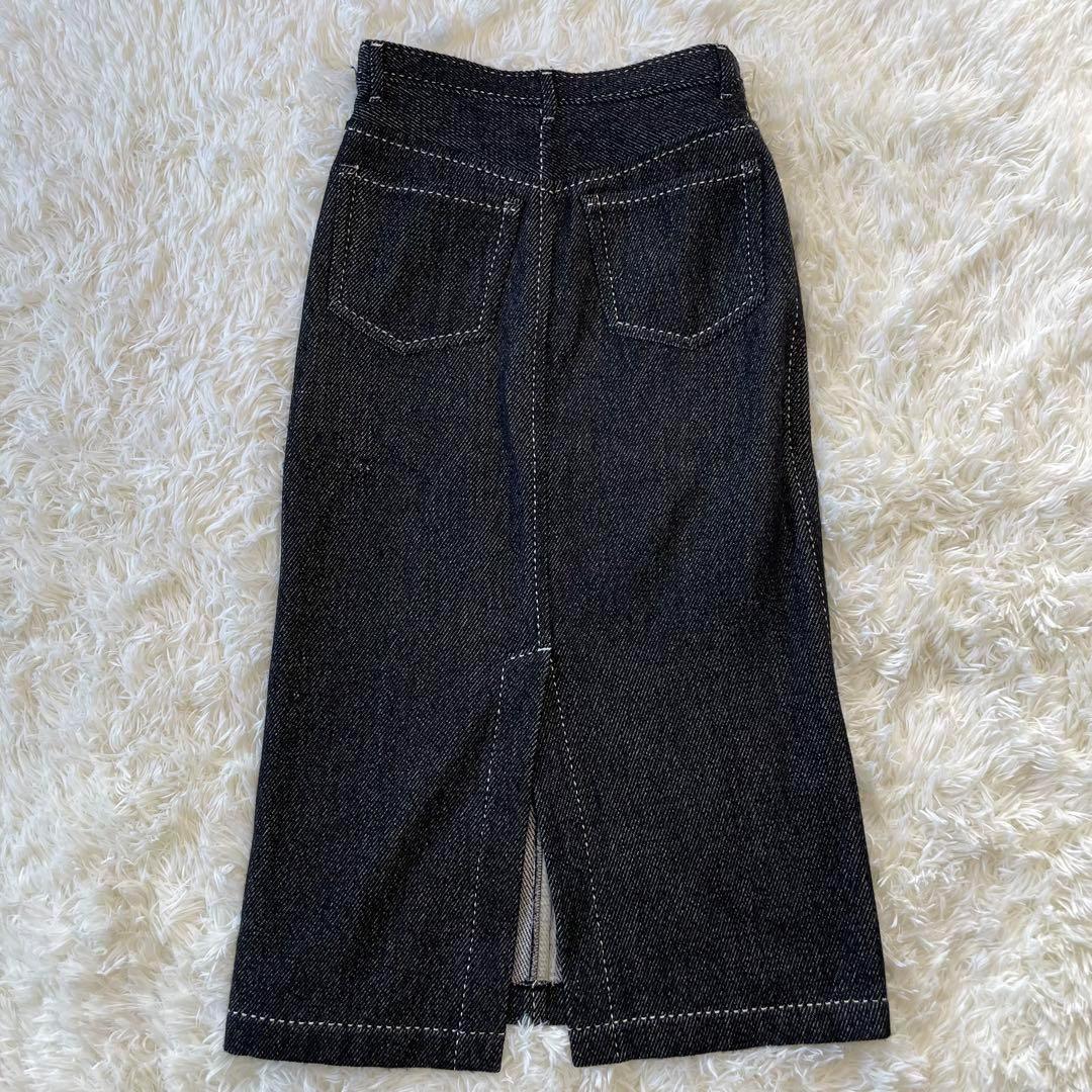 トリココムデギャルソン　ウールスカート ステッチ