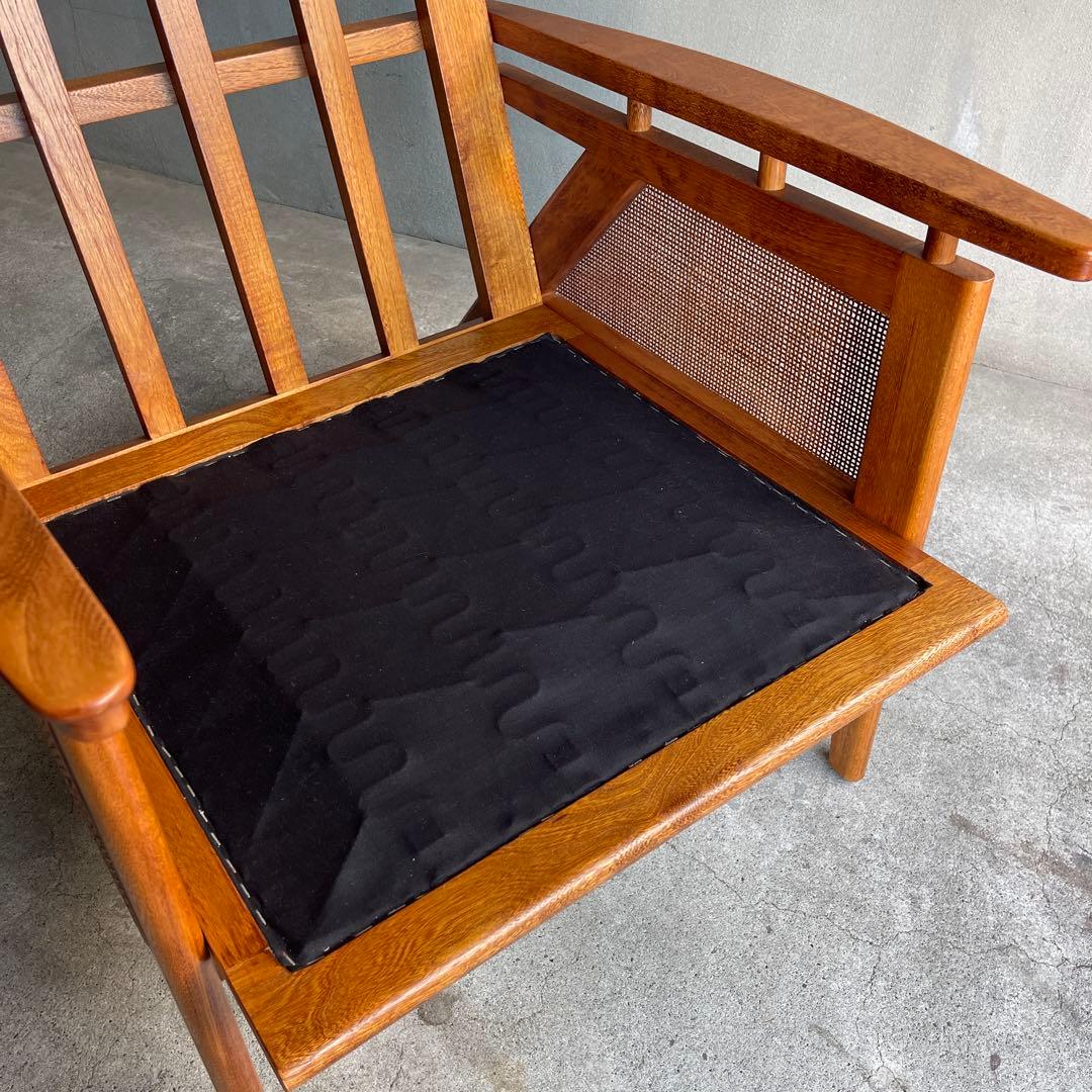 美品　ACME Furniture ウィッカーラウンジチェア