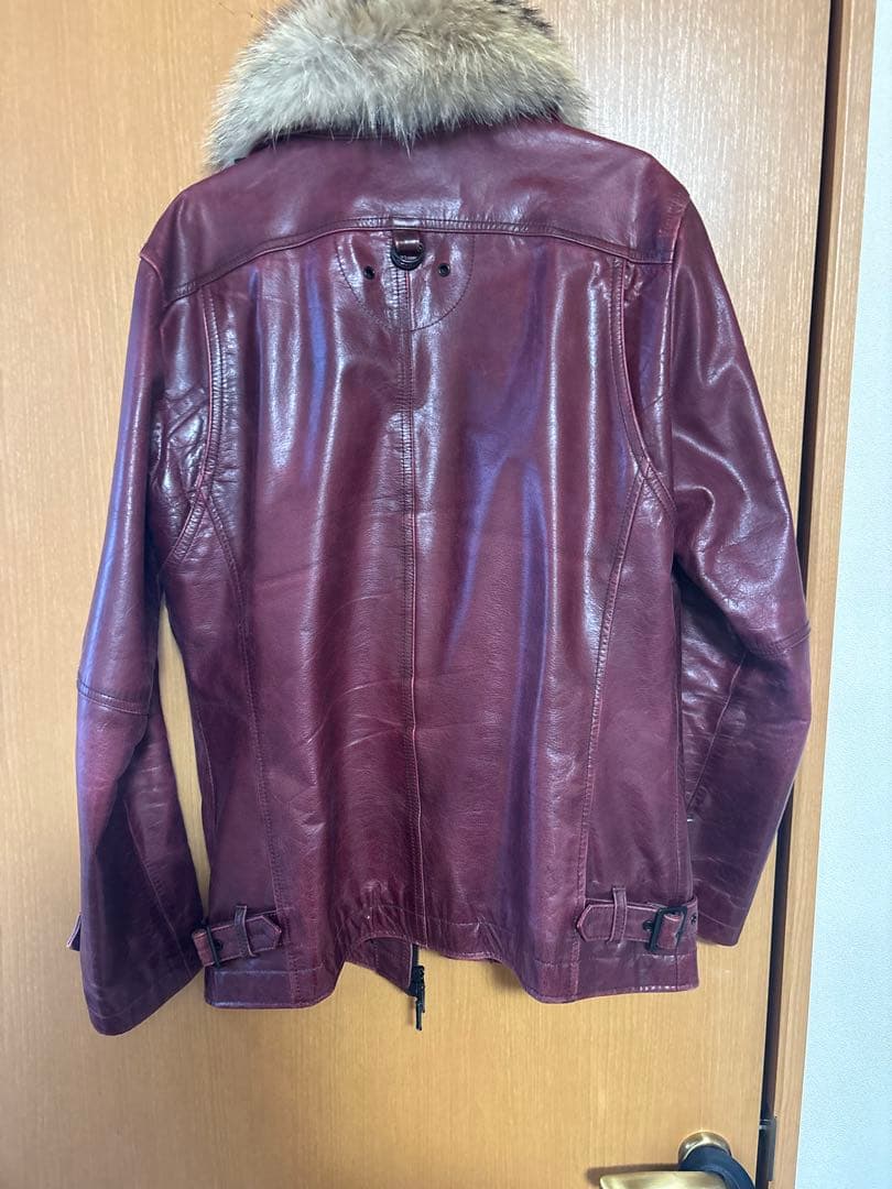 A.S.M バーガンディ レザージャケット