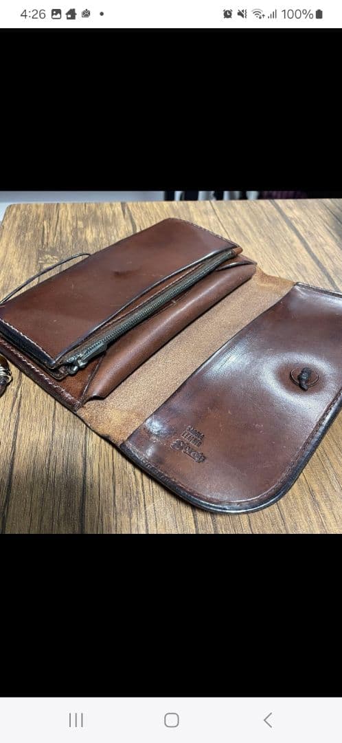 goro's ゴローズ　二つ折り　長財布 ブラウン　正規品