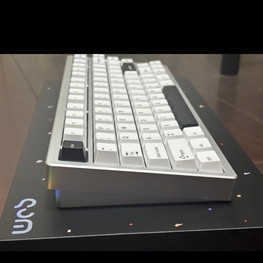 【極美品・おまけ付き】Rainy75 lite シルバー メカニカルキーボード