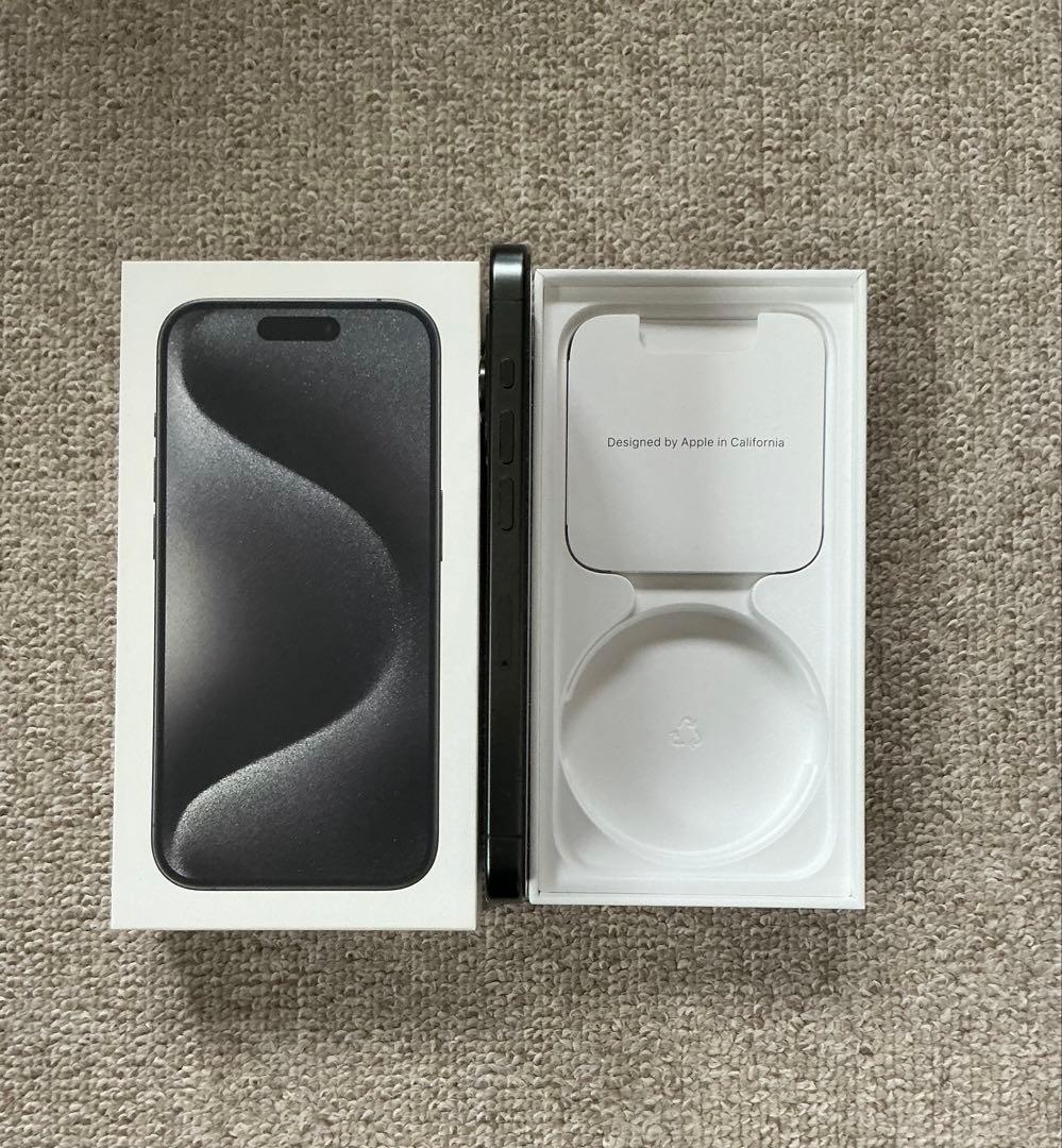 Apple iPhone15Pro 128GB ブラックチタニウム