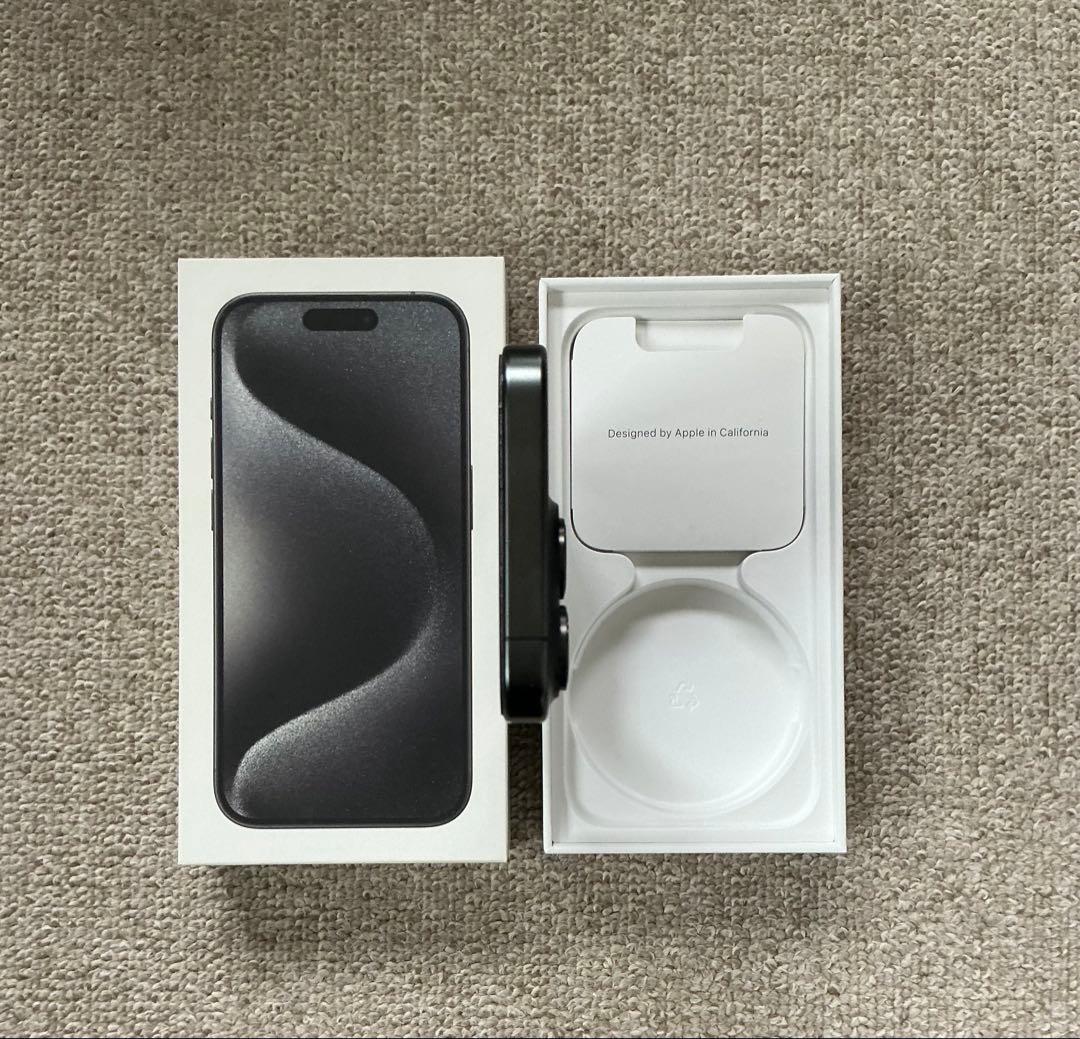 Apple iPhone15Pro 128GB ブラックチタニウム