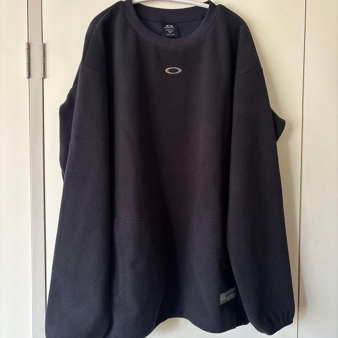Oakley フリースジャージ上下2点セット☆生地厚め☆黒美品