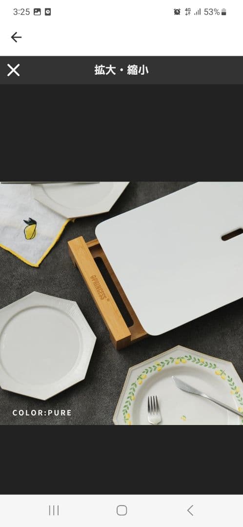 COLOR:PURE スタイリッシュプレートPrincess テーブルグリル