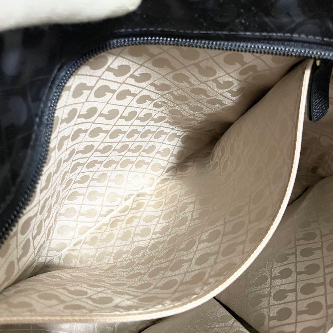 未使用タグ付/ゲラルディーニ　ミニボストン　ハンドバッグ　ソフティ　現行　黒