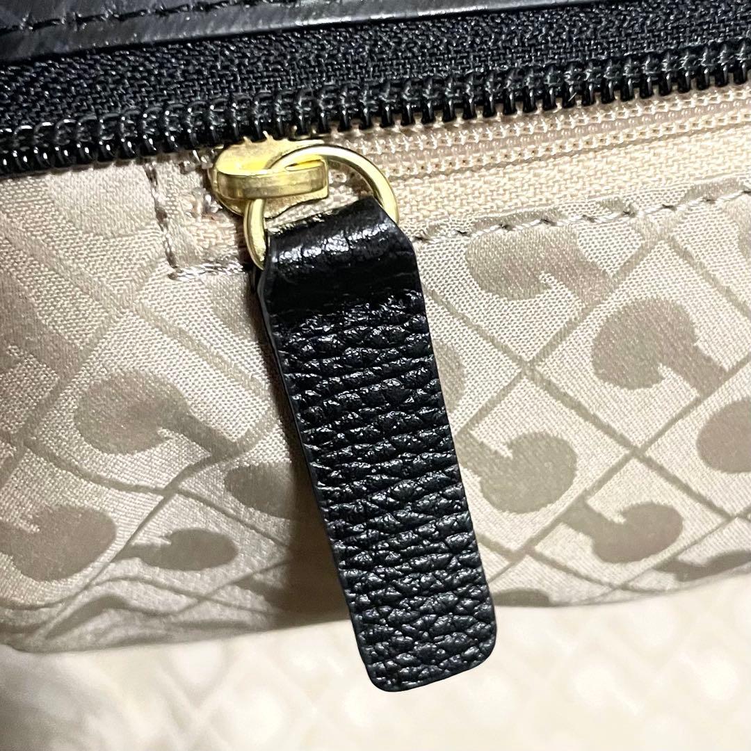 未使用タグ付/ゲラルディーニ　ミニボストン　ハンドバッグ　ソフティ　現行　黒