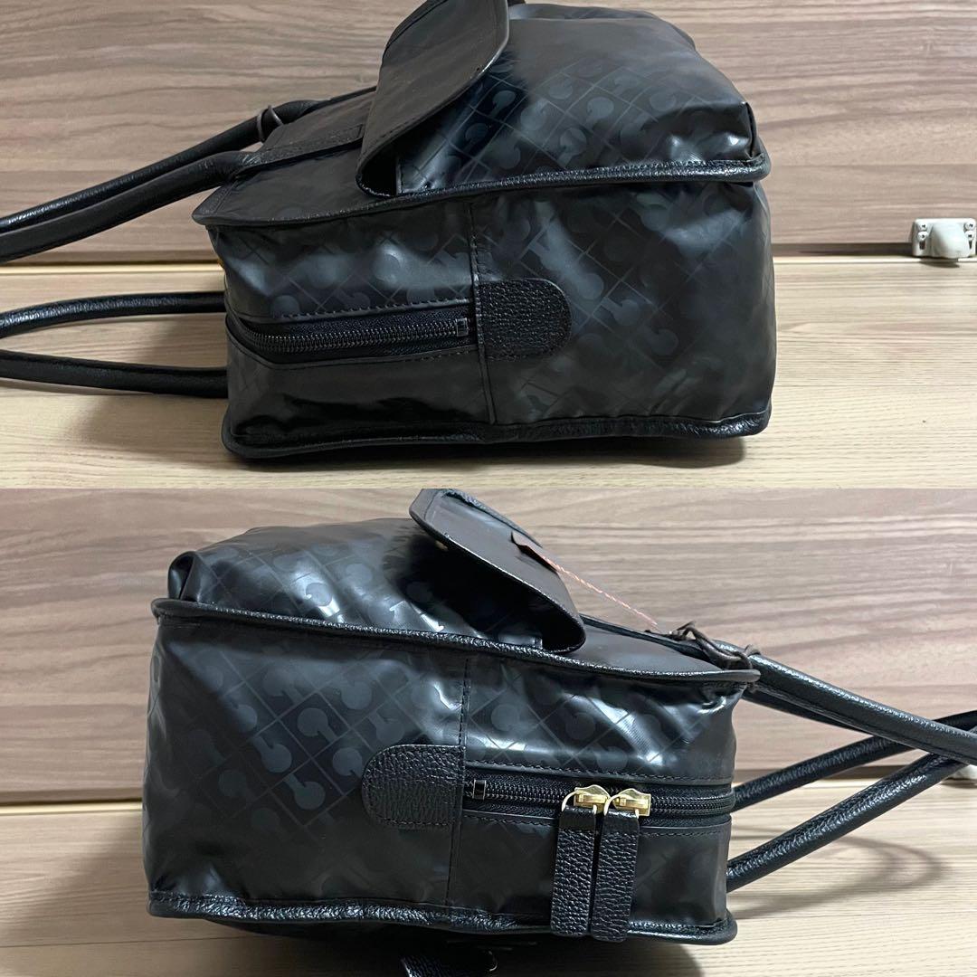 未使用タグ付/ゲラルディーニ　ミニボストン　ハンドバッグ　ソフティ　現行　黒