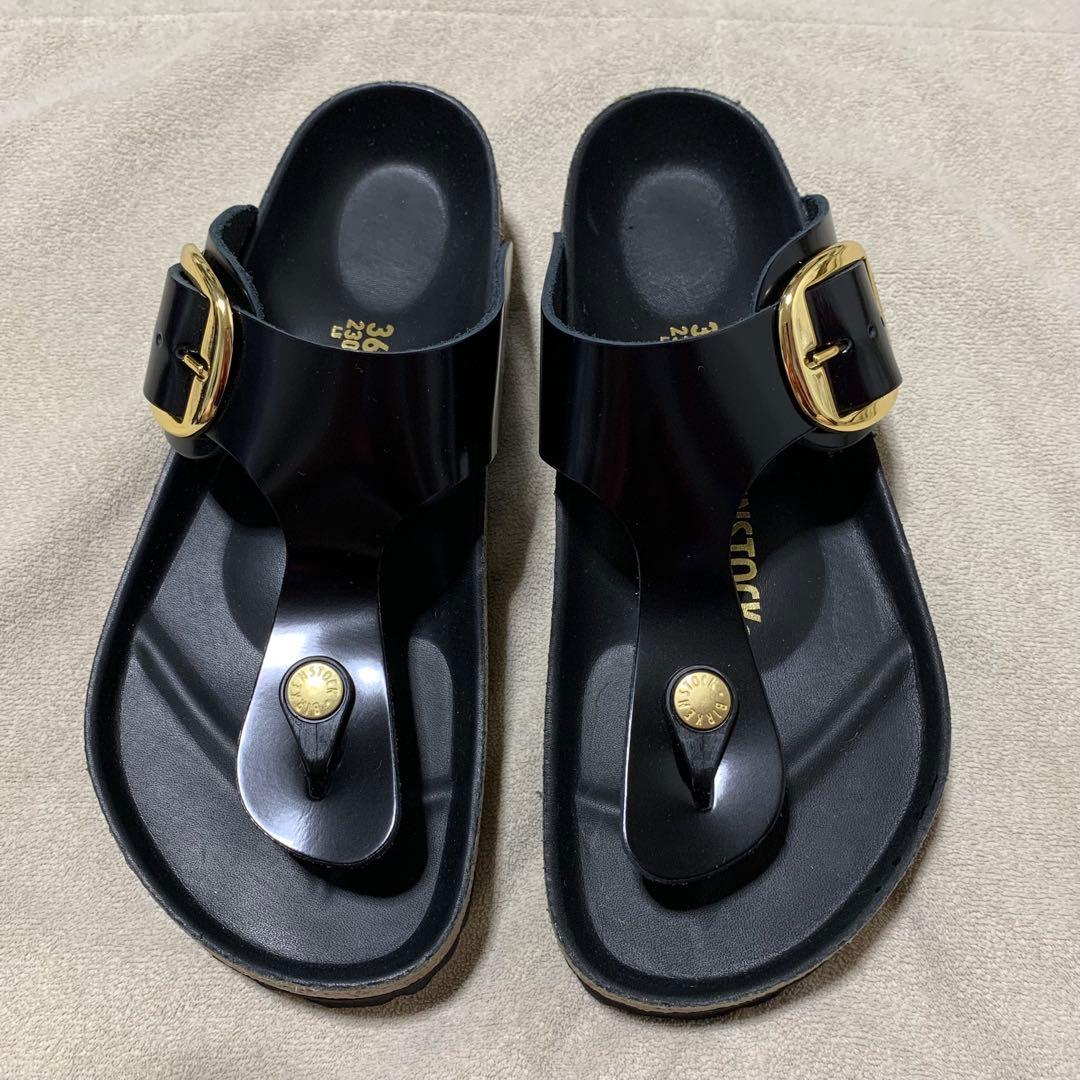 靴 BIRKENSTOCK GIZEH BIG BUCKLE 23cm