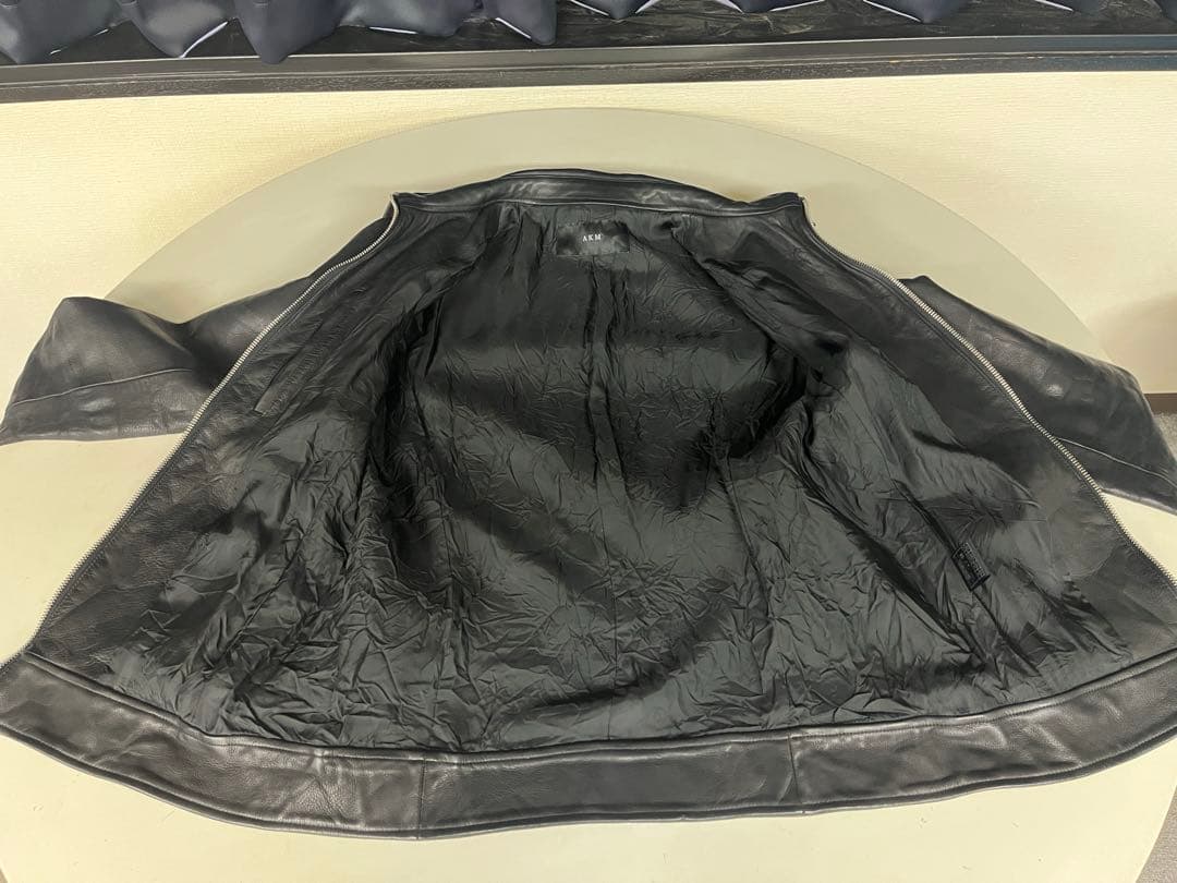 AKM シングルライダース ブラック XL