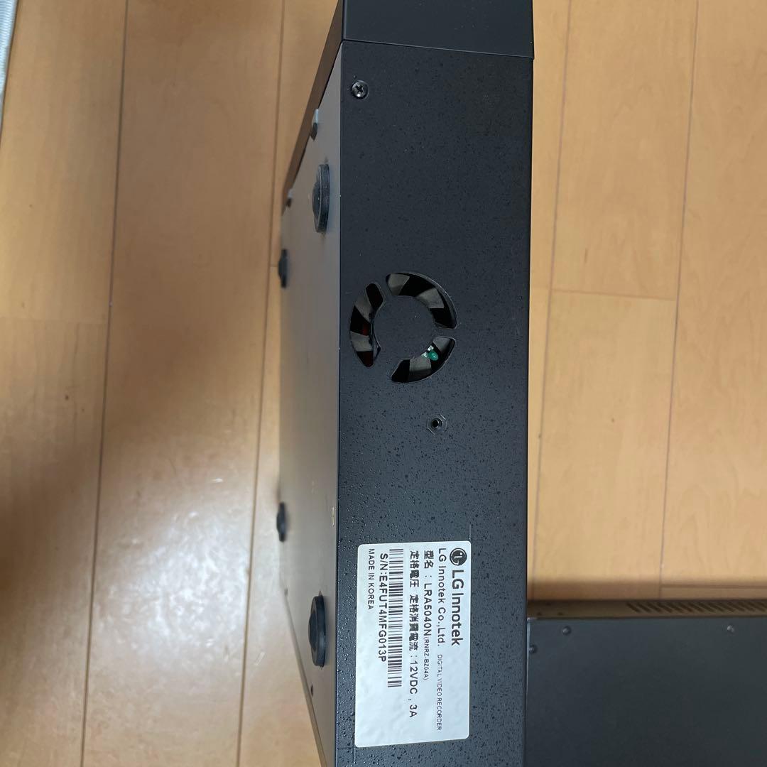 LG 4CH HD デジタルレコーダー AhDカメラ電源付