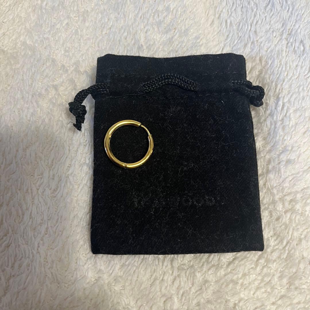 TOMWOOD Classic Hoop Medium Gold ピアス