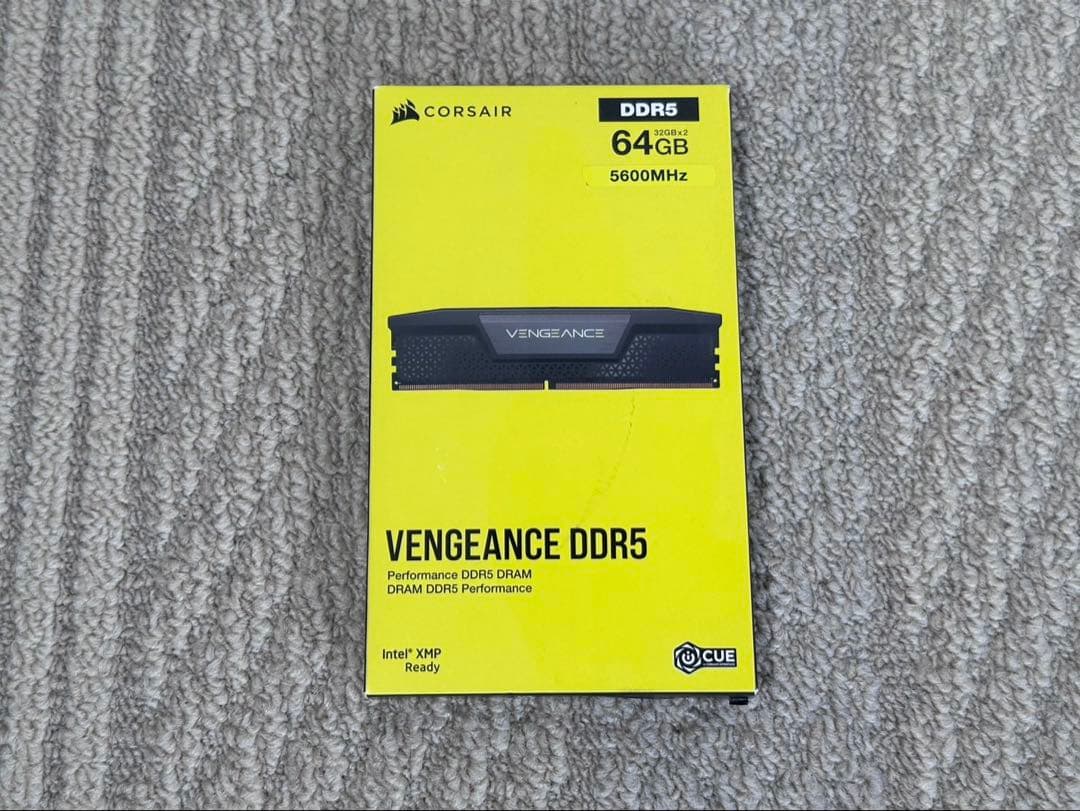 【開封のみ】CORSAIR DDR5-5600MHz 64GB(32GB×2)