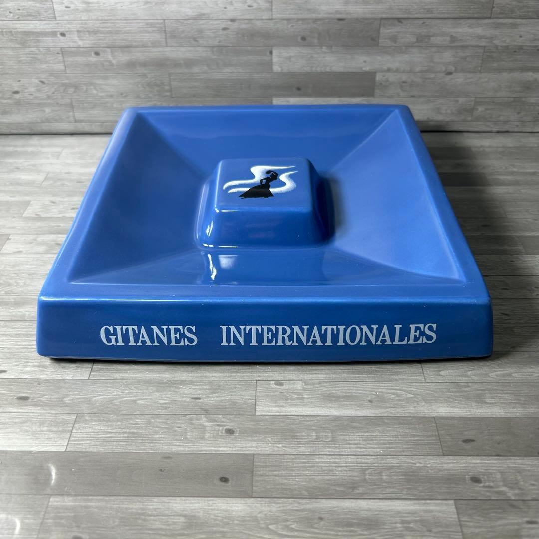 現地フランス購入品 Gitanes ジタン 灰皿 四角