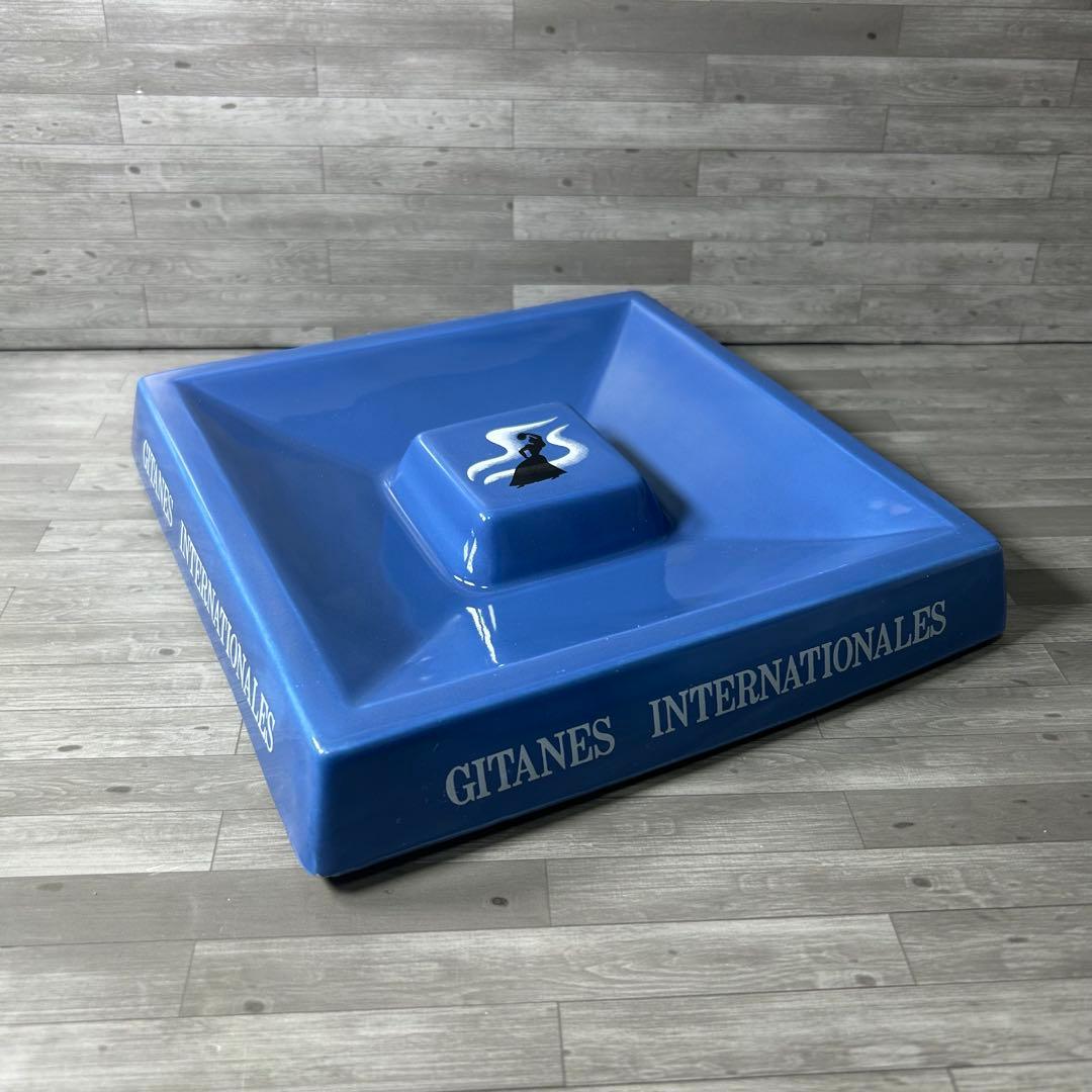 現地フランス購入品 Gitanes ジタン 灰皿 四角