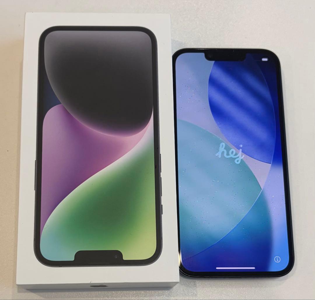 【極美品】iPhone 14 (カラー名) 128GB SIMフリー 付属品完備