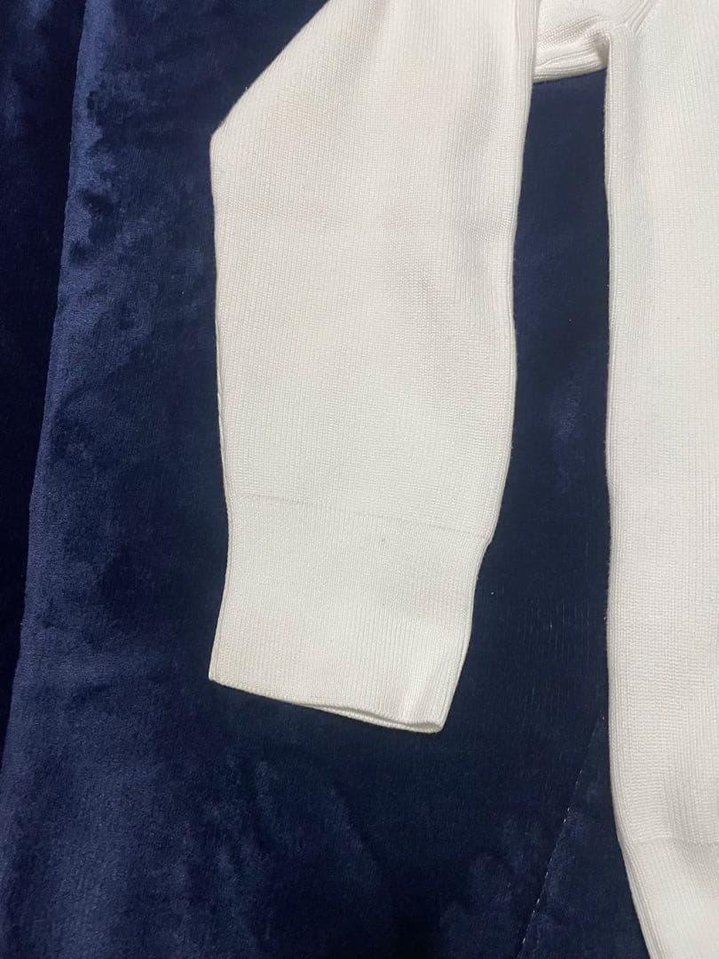 Ree　美品　Louis Vuitton ホワイト ニットパーカー　メンズ