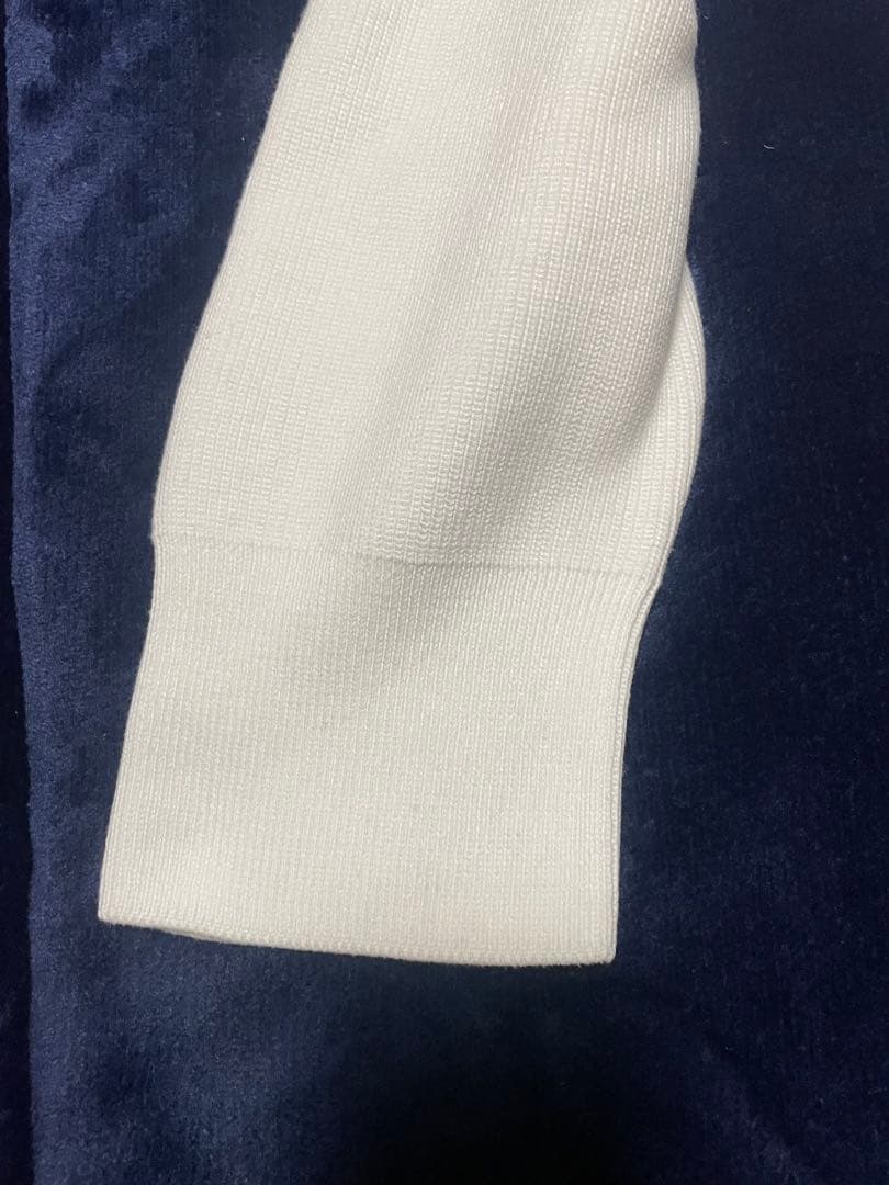 Ree　美品　Louis Vuitton ホワイト ニットパーカー　メンズ