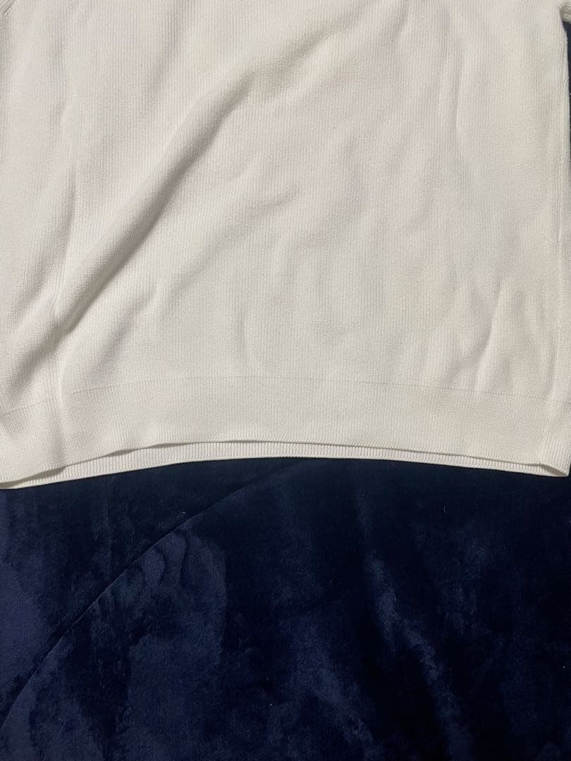 Ree　美品　Louis Vuitton ホワイト ニットパーカー　メンズ