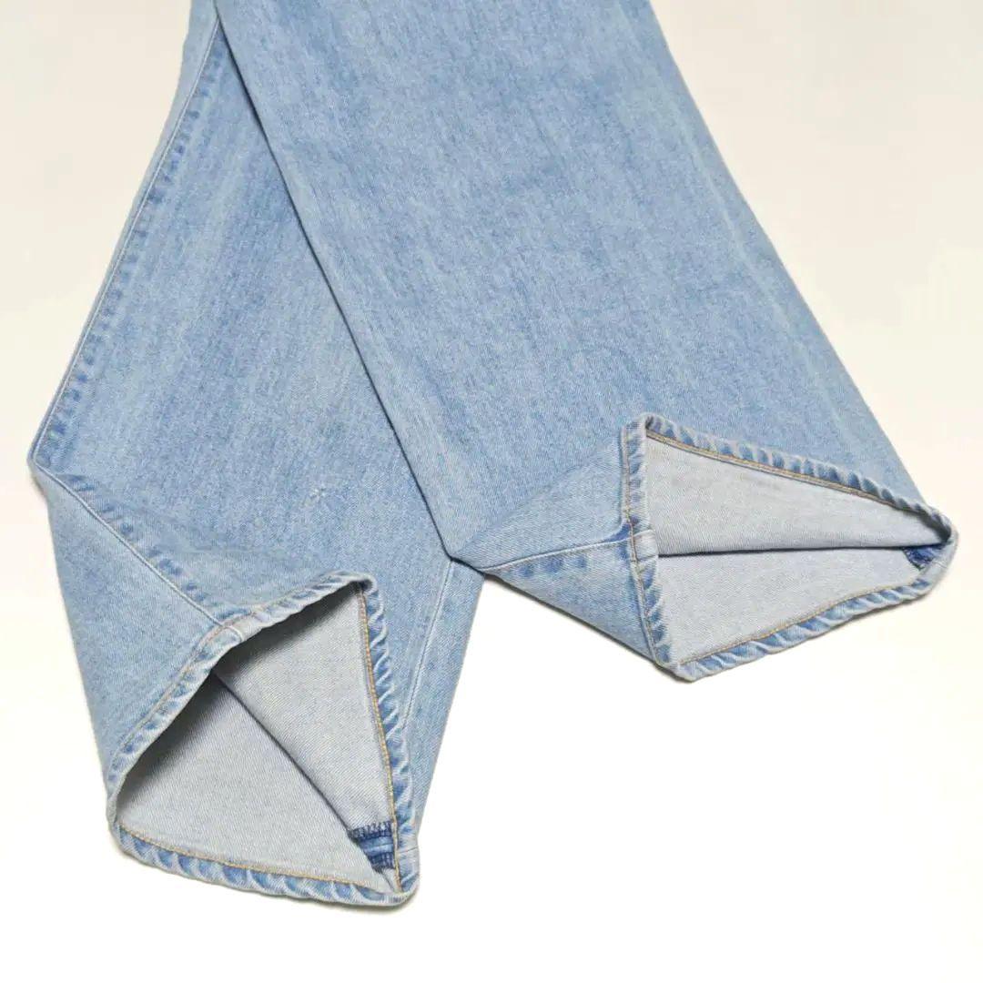 フレームワーク2024 デニムストレートパンツ38ライトブルー レディースワイド