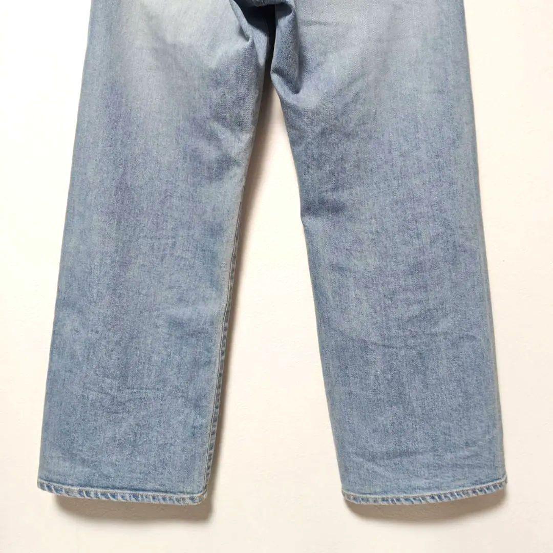 フレームワーク2024 デニムストレートパンツ38ライトブルー レディースワイド