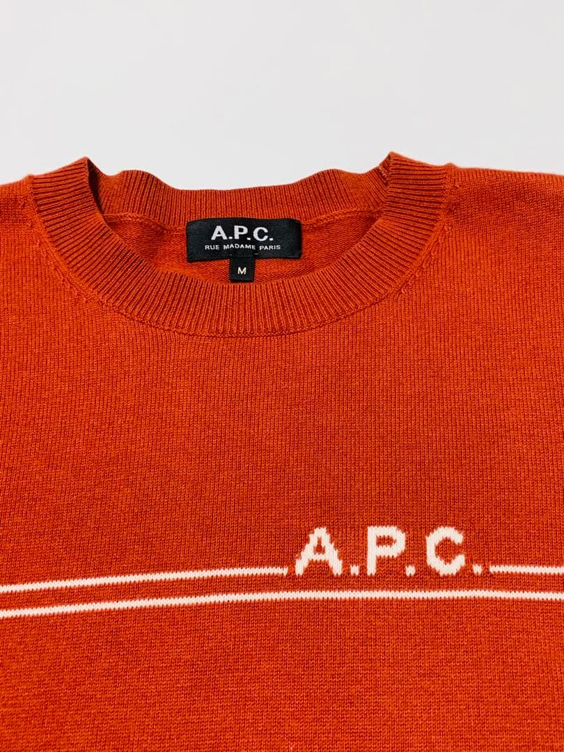 【希少】あいみょん着用！APC ロゴ　カシミヤニットセーター　A.P.C