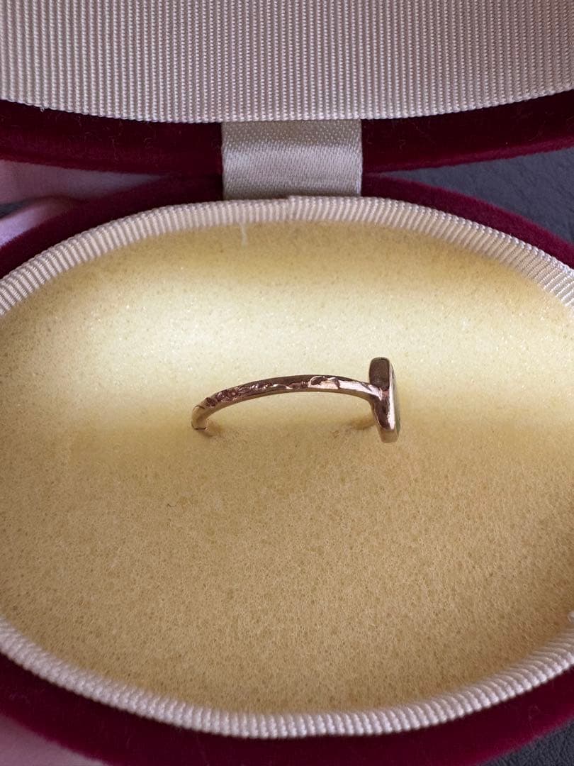 agete リング　ピンキーリング　５号