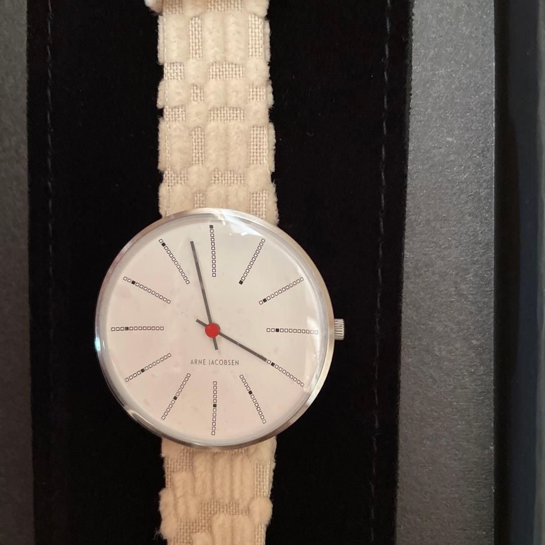 未使用アルネヤコブセン 〈ミナ ペルホネン〉 BANKERS WATCH 腕時計