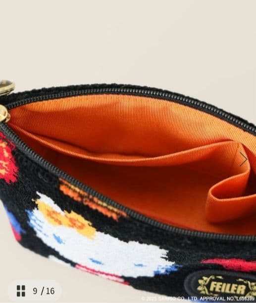 新品未使用フェイラー× イエナ別注 HELLO KITTY 舟形ポーチ