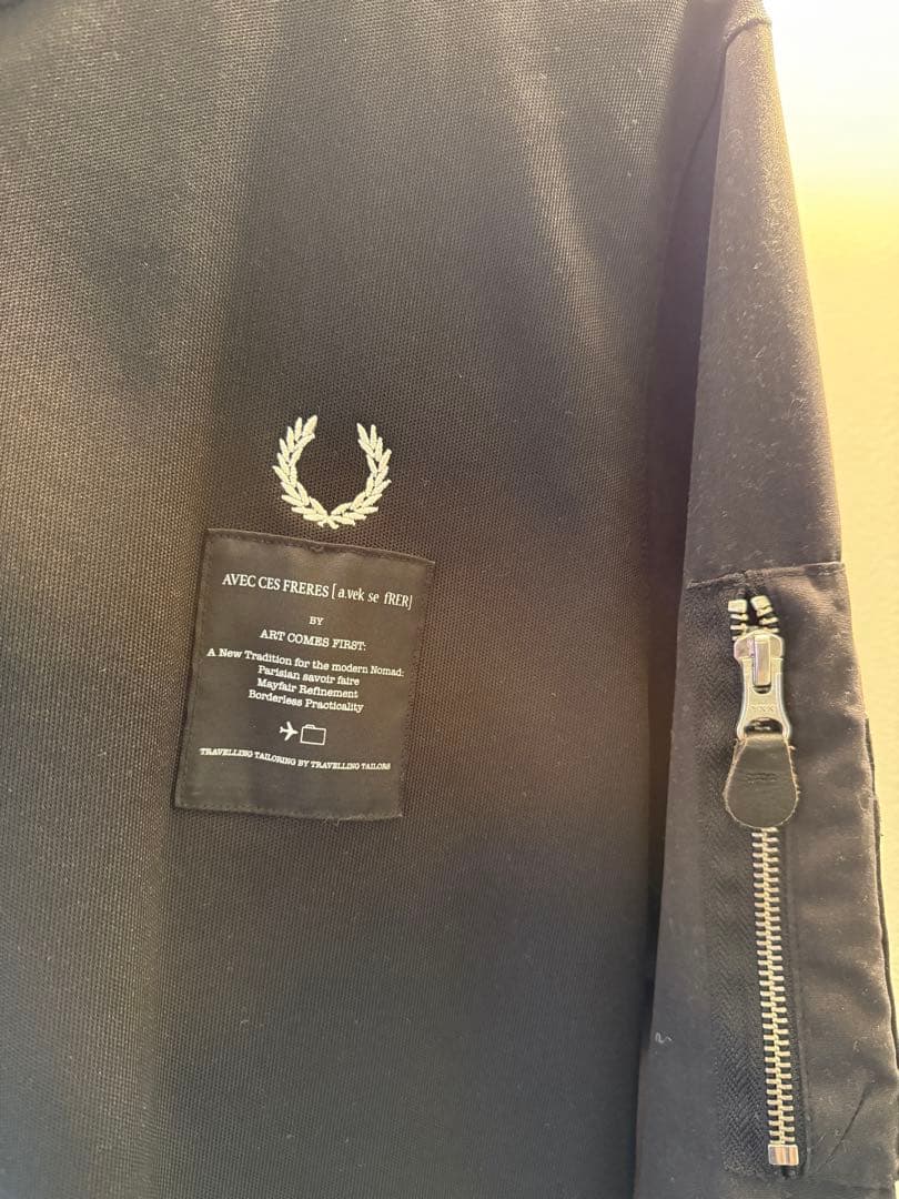 【バンプ藤原氏着用】ART COMES FIRST × FRED PERRY