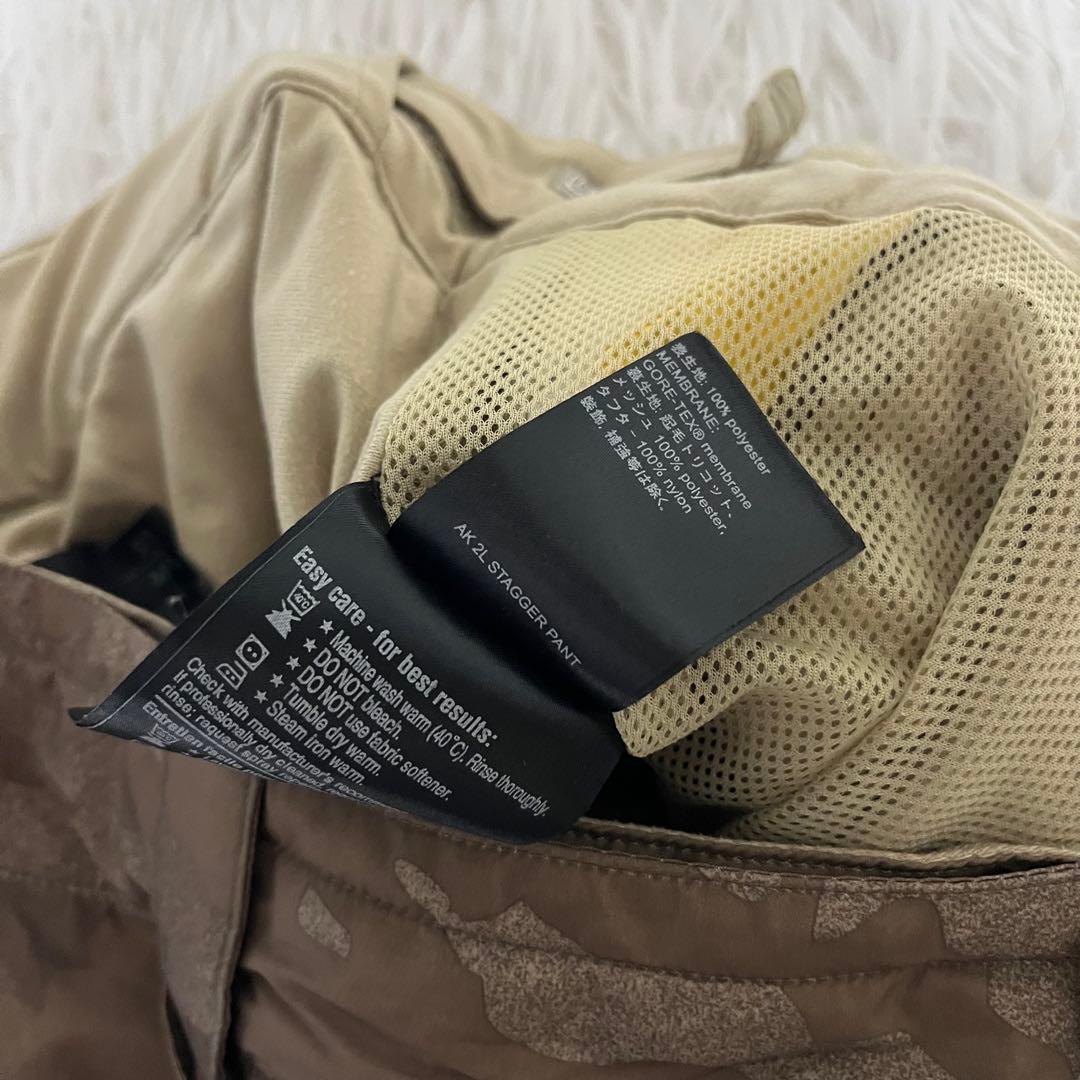 激レア BURTON AK バートン 迷彩 カモフラ パンツ 2L スノボ