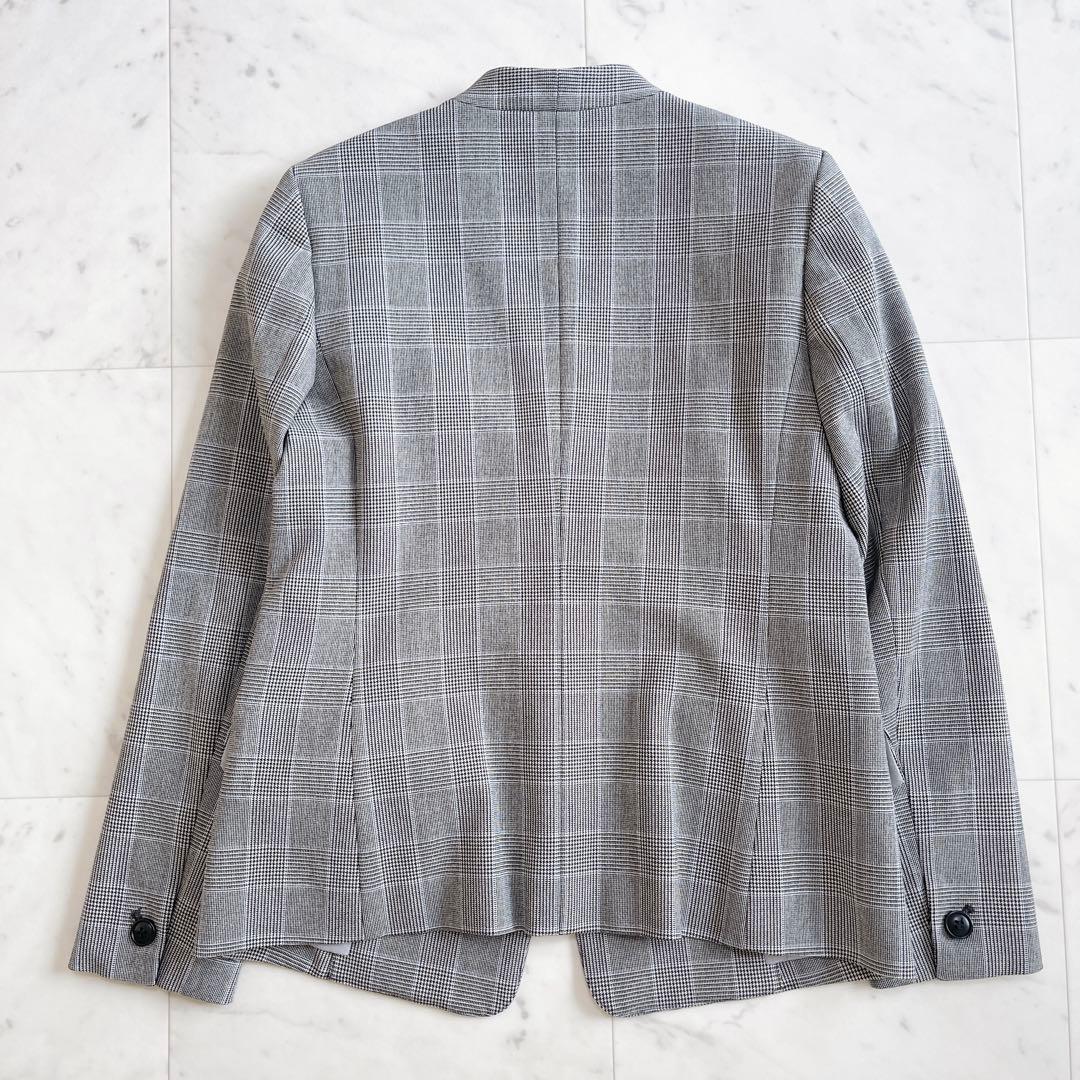 PLST ウォームリザーブカラーレスジャケット&パンツ　セットアップ　チェック