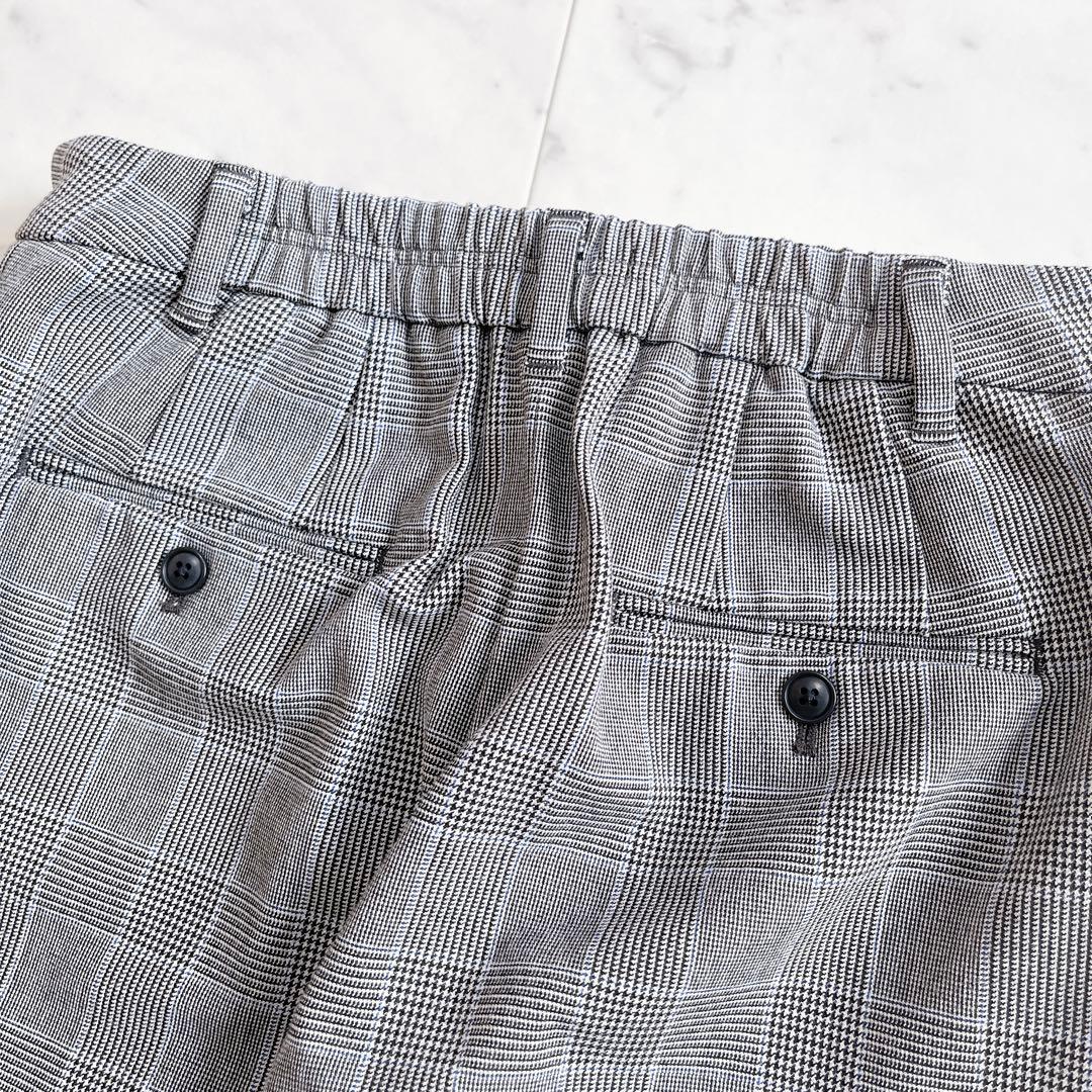 PLST ウォームリザーブカラーレスジャケット&パンツ　セットアップ　チェック