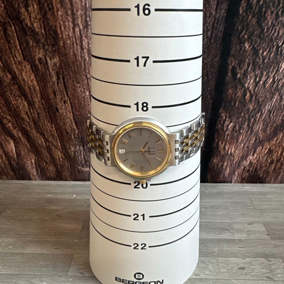 DUNHILL ダンヒル エリート YG×SS クオーツ メンズ 腕時計