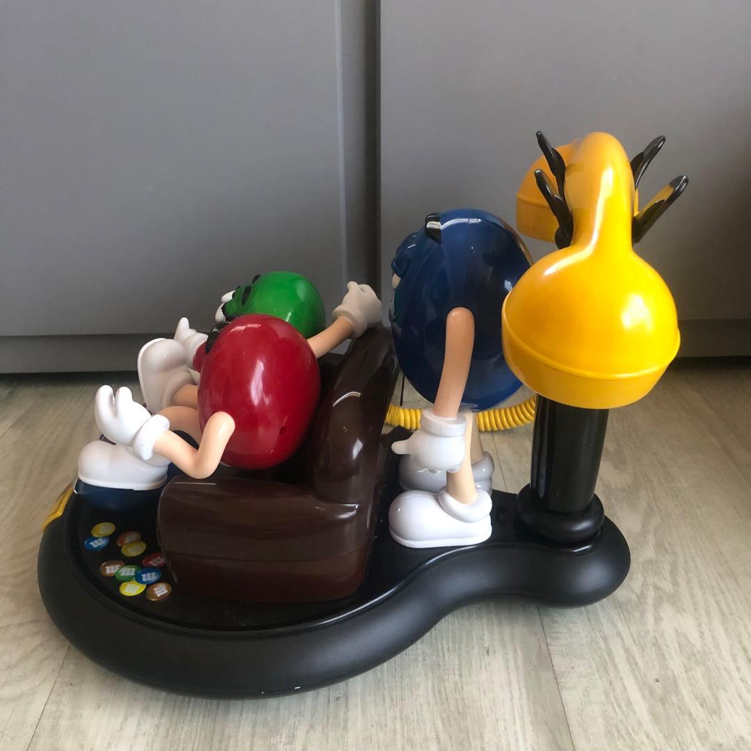 美品希少⭐️日本で繋がるUSA限定ビンテージM&Msフィギュア電話機