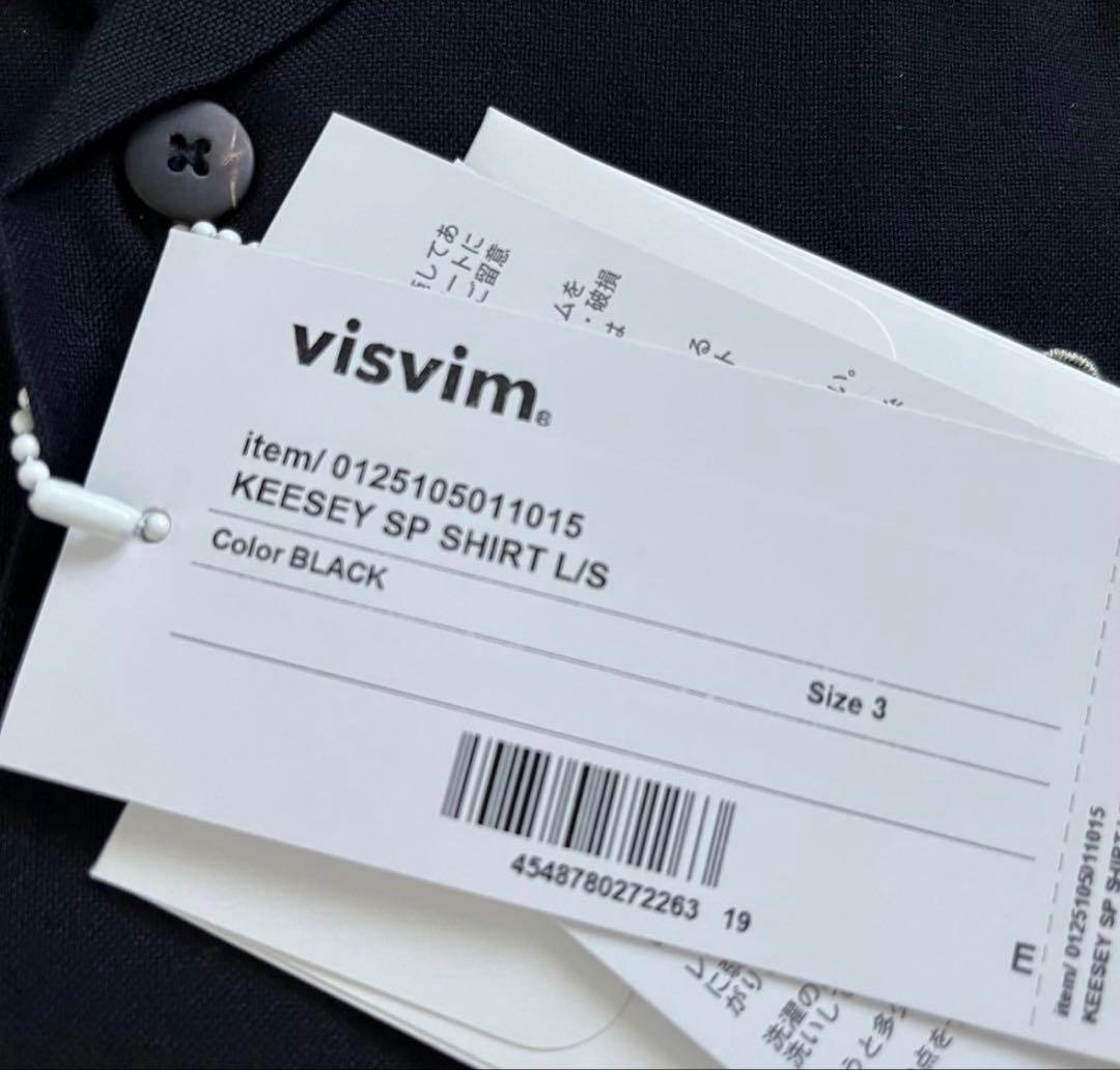 トップス visvim KEESEY SP SHIRT L/S black