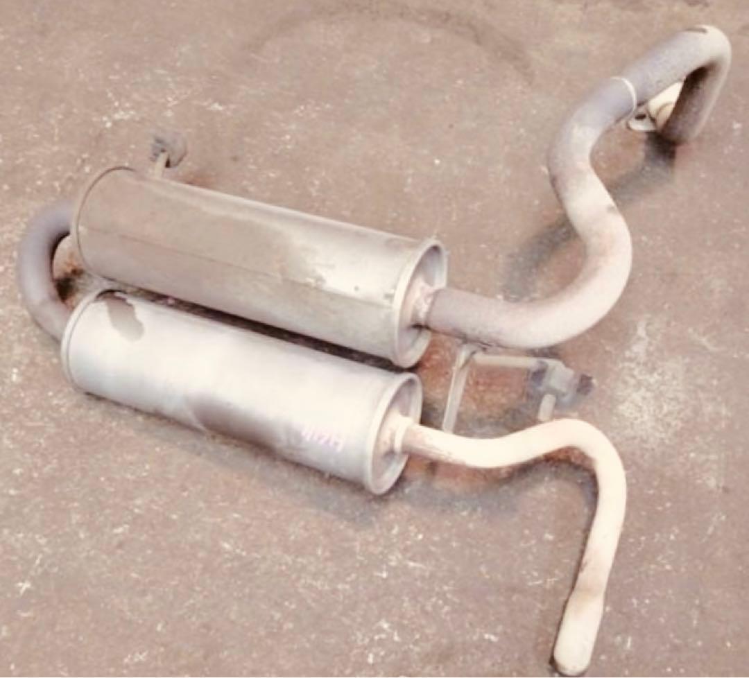 値下げ★バモスホビオ　純正マフラー★NA用