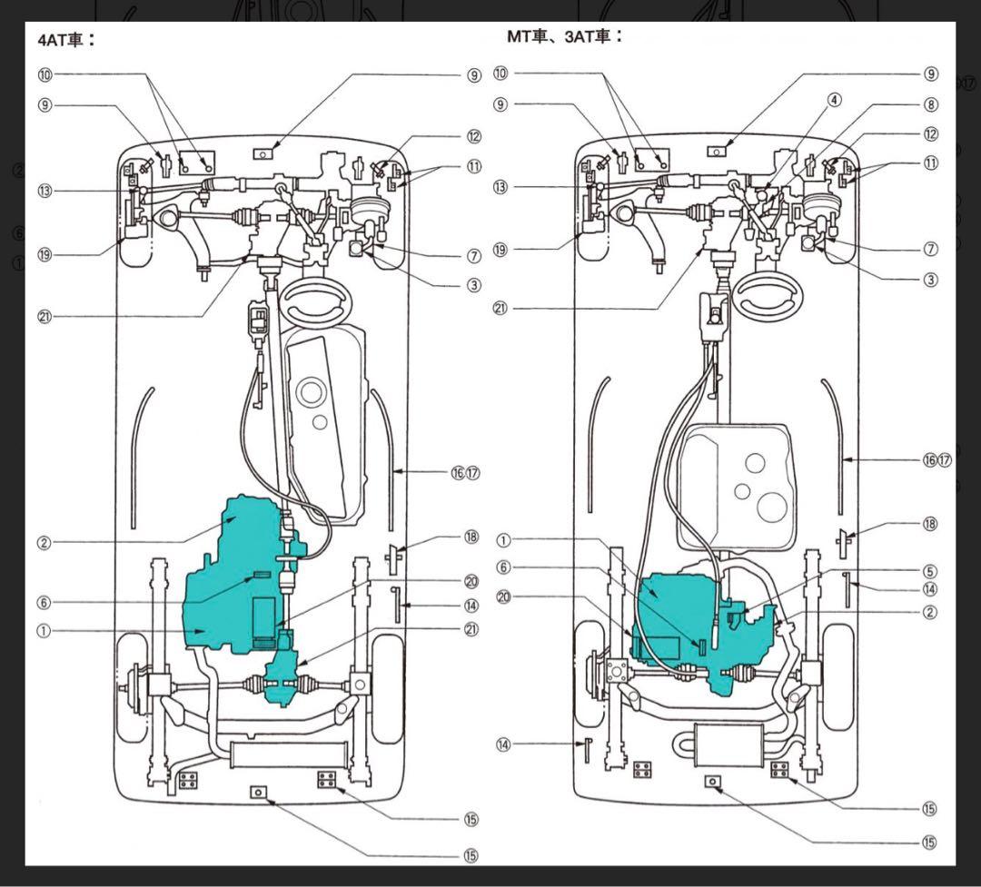 値下げ★バモスホビオ　純正マフラー★NA用