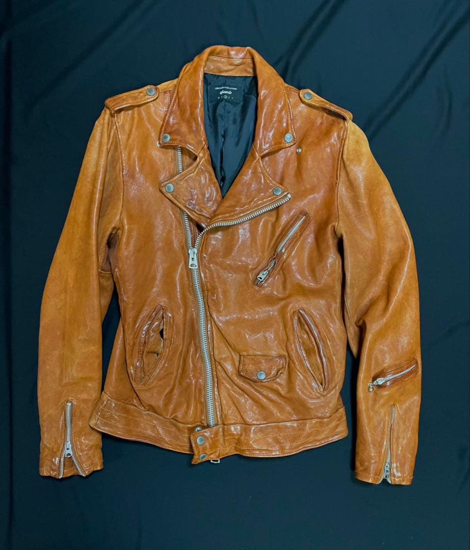 glamb マーロンライダース　レザージャケット　ブラウン　2サイズ