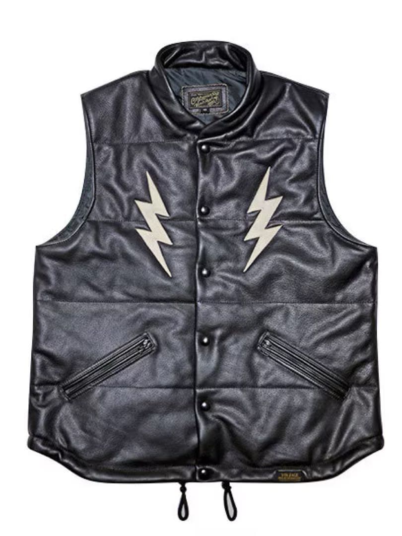 ジャケット・アウター NAUGHTY LEATHER VEST : TYPE VLJ7