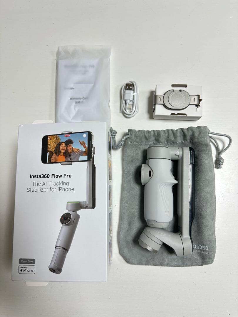 Insta360 Flow Pro スタビライザー 磁気マウント付き
