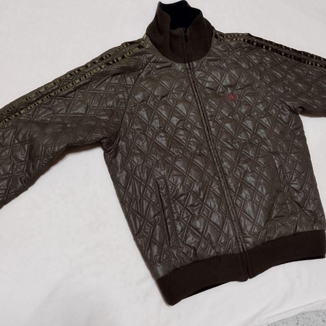 フレッドペリー　リバーシブル　ジャンパー　ブルゾン　キルティング　千鳥格子　M