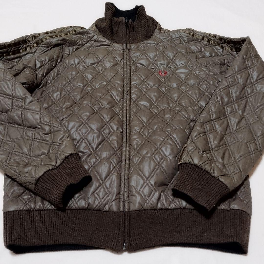 フレッドペリー　リバーシブル　ジャンパー　ブルゾン　キルティング　千鳥格子　M